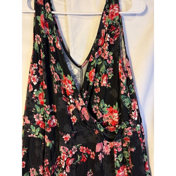 Romantic Floral Dress Boho Hippie Indie Dress Womens Plus 3X Whimsygoth Maurices - Picture 2 of 3